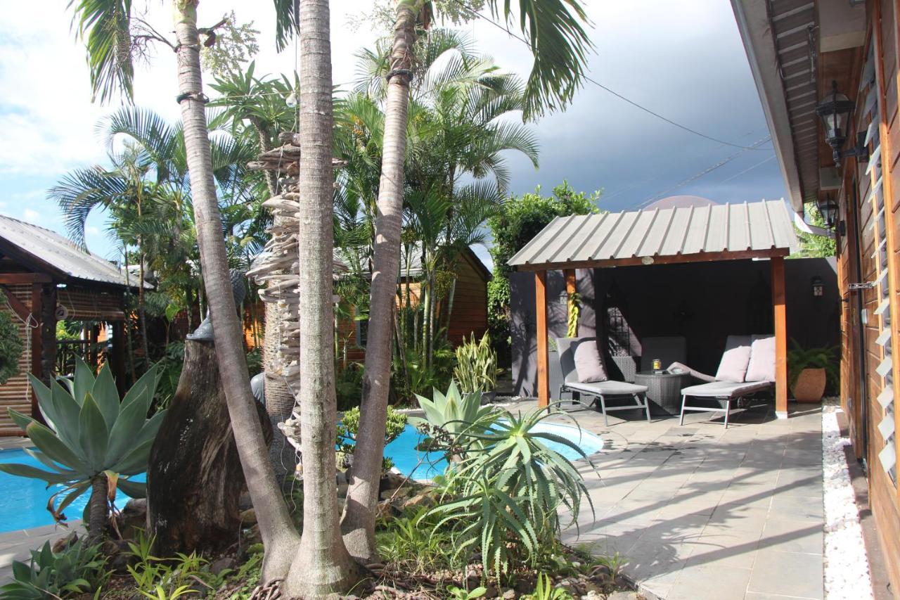 La Liane De Jade 974-Lodge Le Palissandre - Jacuzzi Privatif - Piscine Chauffee Le Bois de Nefles  Buitenkant foto