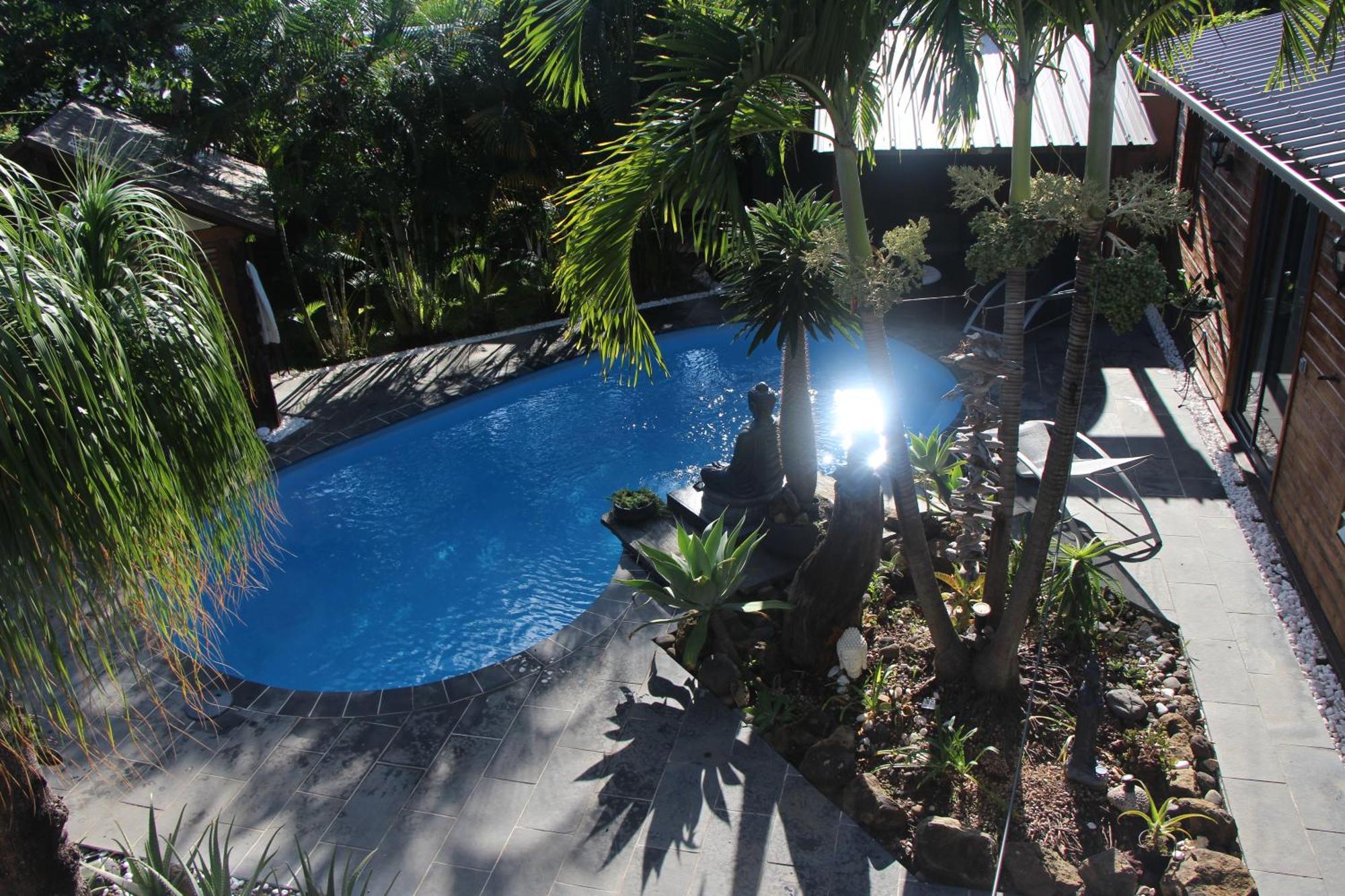 La Liane De Jade 974-Lodge Le Palissandre - Jacuzzi Privatif - Piscine Chauffee Le Bois de Nefles  Buitenkant foto